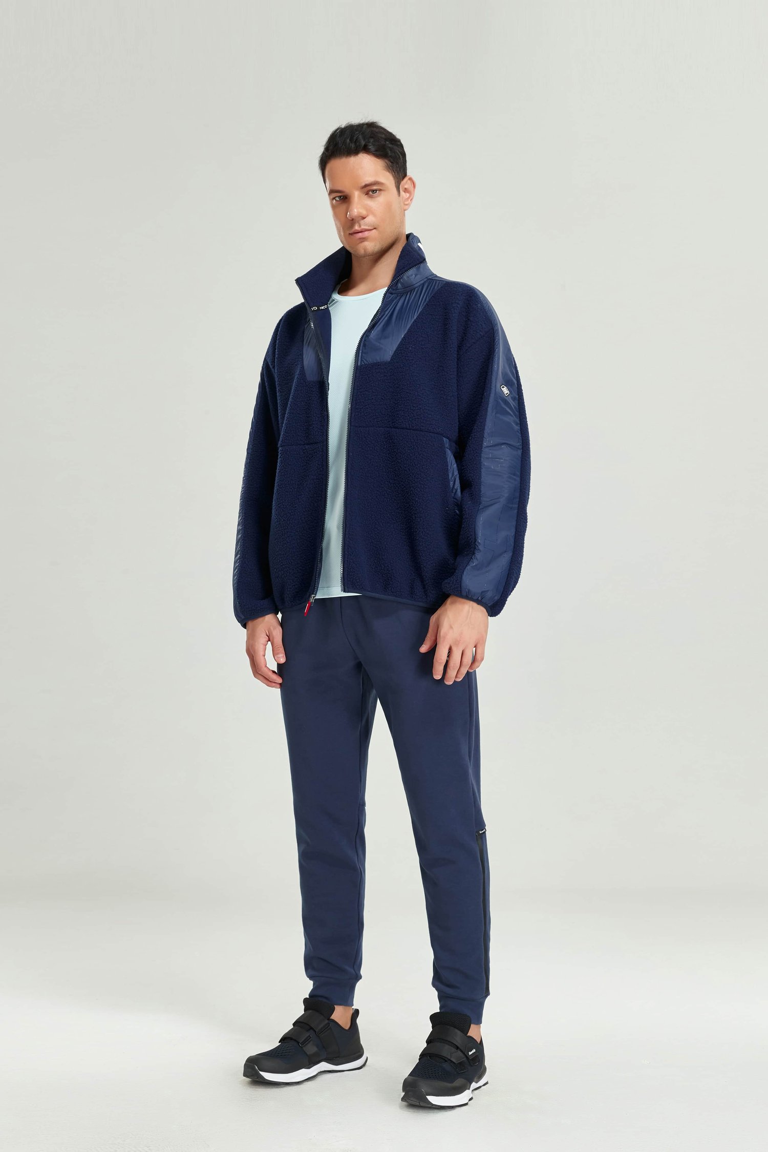 Men's Long Navy Active Jacket