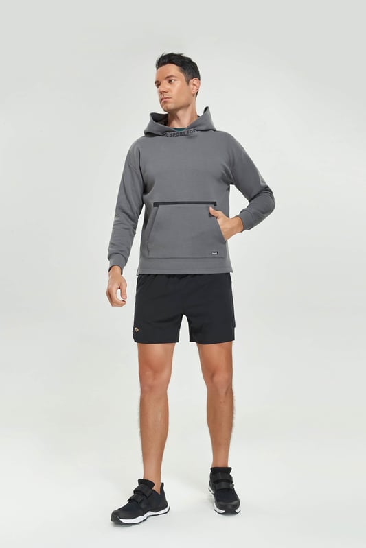 Athleisure Hoodie With Front Pocket